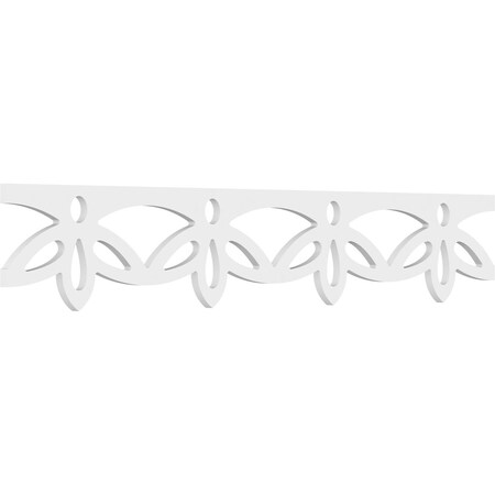 Ekena Millwork Underwood Architectural Grade PVC Running Trim, 8"H x 5/8"P x 48"L RUNP08X0625X48UND